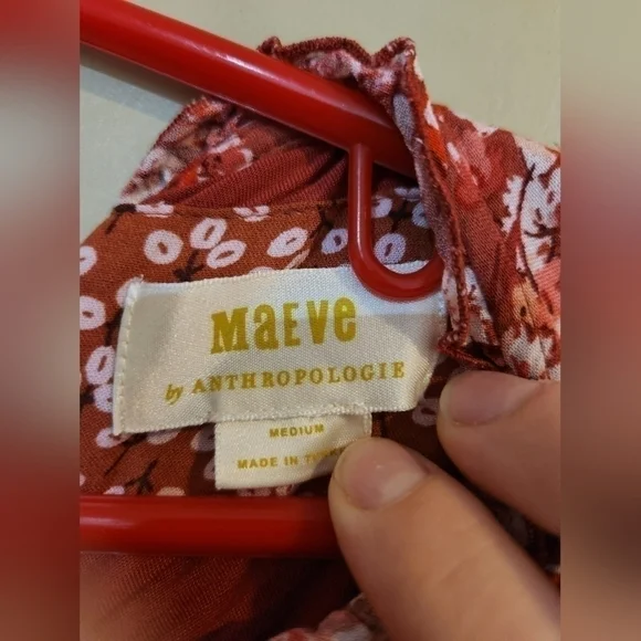 Maeve Anthropologie Esther Tiered Tunic size Medium - Picture 6 of 7